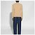 Comme Des Garcons Beiger Wollcardigan mit weißem Herz-Patch - Ansicht 6