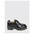 Miu Miu Scarpe Derby con Lacci in Pelle Nera - vista 4