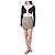 Jacquemus Gerippte Crop-Cardigan mit Mikro-Gold-Logo - Ansicht 2