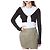 Jacquemus Gerippte Crop-Cardigan mit Mikro-Gold-Logo - Ansicht 7