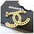 Chanel Spilla in cristallo con logo CC dorato - vista 6