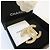 Chanel Spilla in cristallo con logo CC dorato - vista 9