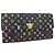 Louis Vuitton Sarah Wallet Long Wallet Schwarz Multicolor Monogram
