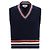 Thom Browne Strickweste mit V-Ausschnitt Navy Wolle Mohair - Ansicht 4
