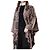Gucci Poncho Capa Reversible Ancho de Cachemira Logo - vista 3