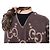 Gucci Poncho Capa Reversible Ancho de Cachemira Logo - vista 33