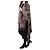Gucci Poncho Capa Reversible Ancho de Cachemira Logo - vista 6