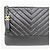 Chanel Clutch Gabrielle CC Logo New Medium Nera - vista 2