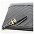 Chanel Clutch Gabrielle CC Logo New Medium Nera - vista 7