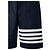 Thom Browne Pantaloncini TRACK RIPSTOP 4-BAR Navy - vista 5
