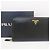 Prada Cartera larga con cremallera de metal negro - vista 3