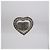 Chanel Orecchini a cuore in cristallo argento - vista 3