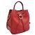 Mulberry Picca borsa bucket Hamstead in vitello Hibiscus Red - vista 3