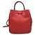 Mulberry Picca borsa bucket Hamstead in vitello Hibiscus Red - vista 4