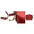Mulberry Picca borsa bucket Hamstead in vitello Hibiscus Red - vista 6