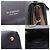 Burberry Cambry Medium in pelle grana nera House Check e toni dorati - vista 8