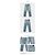 Gucci Washed Denim Pants with Leather Patch Logo - view 3