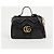 Gucci Borsa GG Marmont Small Top Handle Bag Black Gold - vista 2
