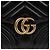 Gucci Borsa GG Marmont Small Top Handle Bag Black Gold - vista 3
