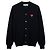 Comme Des Garcons Strick-Cardigan mit V-Ausschnitt Schwarz