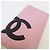 Portefeuille long en cuir rose Chanel - vue 10