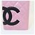 Portefeuille long en cuir rose Chanel - vue 2