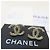 Chanel Orecchini CC in cristallo dorato - vista 4