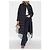 Burberry Giacca lunga trapuntata con cappuccio in nylon Nero - vista 2