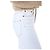 Tory Burch Vaqueros blancos cropped flare con costuras amarillas - vista 21