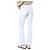 Tory Burch Vaqueros blancos cropped flare con costuras amarillas - vista 23