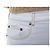 Tory Burch Vaqueros blancos cropped flare con costuras amarillas - vista 26