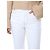 Tory Burch Vaqueros blancos cropped flare con costuras amarillas - vista 4