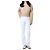 Tory Burch Vaqueros blancos cropped flare con costuras amarillas - vista 7