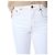 Tory Burch Vaqueros blancos cropped flare con costuras amarillas - vista 9