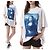 Off White Oversized T-Shirt für Damen mit Mona Lisa Print