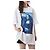 Off White Oversized T-Shirt für Damen mit Mona Lisa Print - Ansicht 10