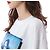 Off White Oversized T-Shirt für Damen mit Mona Lisa Print - Ansicht 13