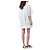 Off White Oversized T-Shirt für Damen mit Mona Lisa Print - Ansicht 14