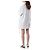 Off White Oversized T-Shirt für Damen mit Mona Lisa Print - Ansicht 16