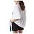 Off White Oversized T-Shirt für Damen mit Mona Lisa Print - Ansicht 18