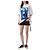 Off White Oversized T-Shirt für Damen mit Mona Lisa Print - Ansicht 2
