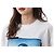 Off White Oversized T-Shirt für Damen mit Mona Lisa Print - Ansicht 4