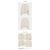 Burberry Rebeca de lana para mujer con logo Check - vista 3