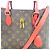 Louis Vuitton Borsa Tote Monogram Canvas Flower con tracolla - vista 2