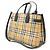 Burberry Borsa Tote Medium Vintage Check Banner - vista 2