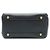 Burberry Borsa Banner Mini in pelle nera e tela House Check - vista 5