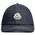 Cappellino baseball Moncler in denim blu
