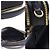 Miu Miu Tote in Napa Matelassé nera e oro - vista 8