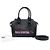 Balenciaga Borsa Tote Monday Bowling in pelle nera - vista 2