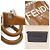 Fendi Mini Sunshine in vitello marrone con hardware dorato - vista 8